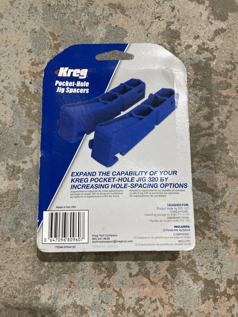 Pocket-Hole Jig Spacers