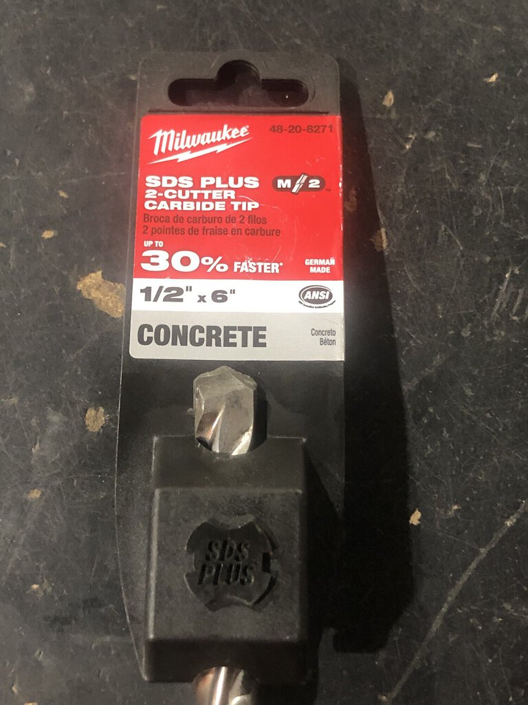 2-Cutter SDS-PLUS Carbide Drill Bit