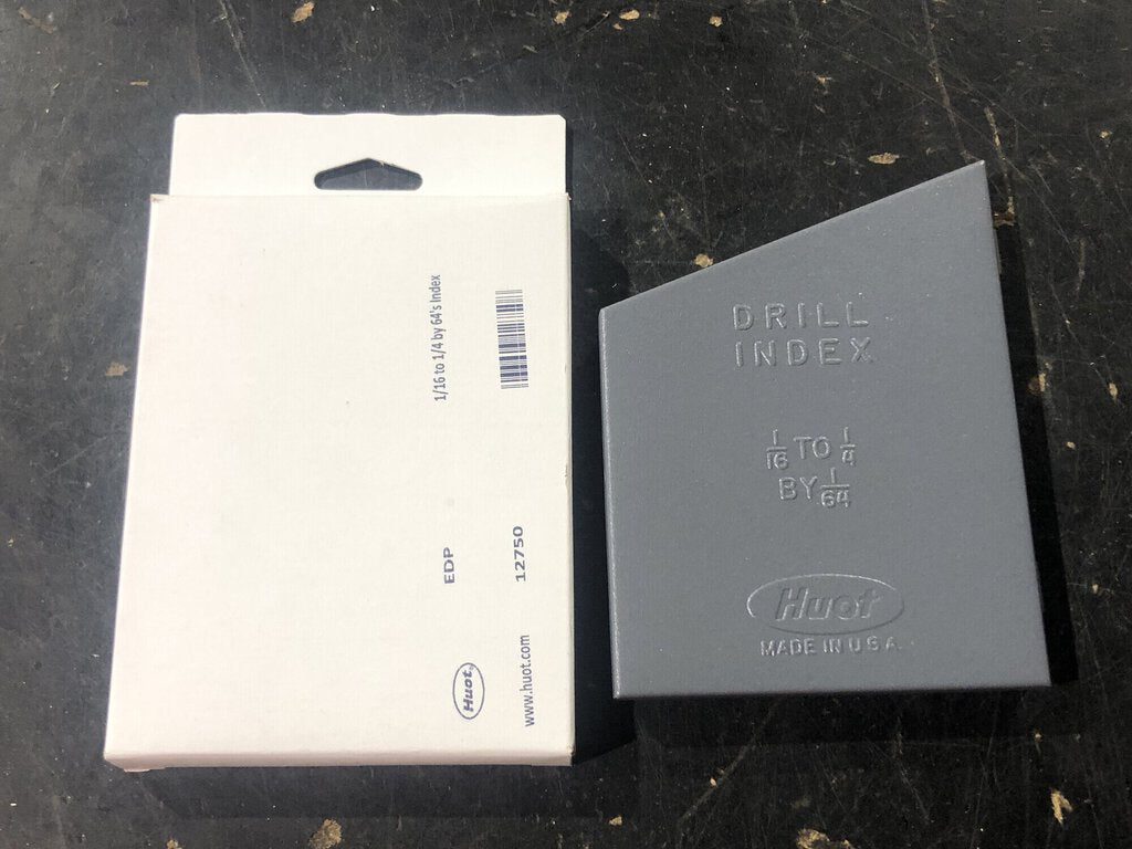 Jobber Length Fractional Drill Index