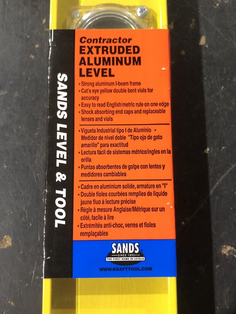 Contractor Extruded Aluminum Level