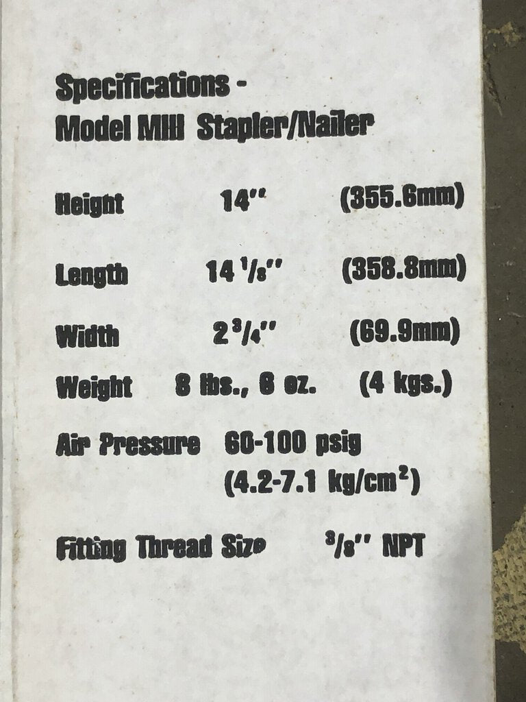 Concrete Stapler / Nailer