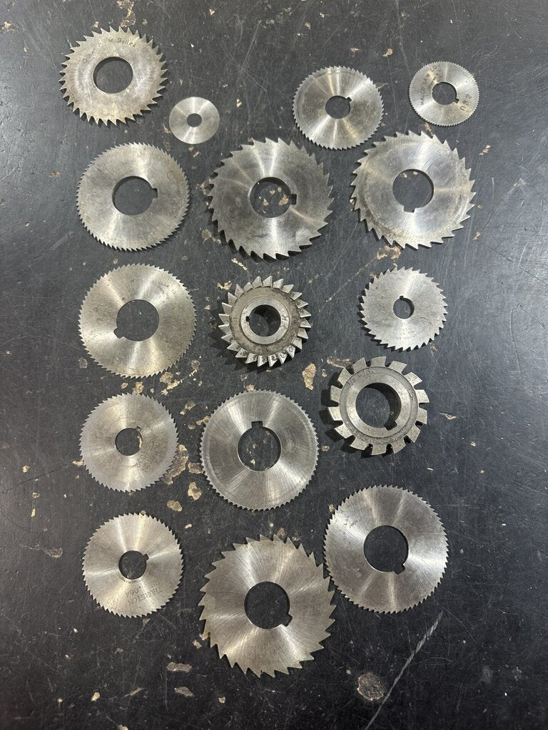 Slitting Saws & Milling Cutters – Assorted Lot