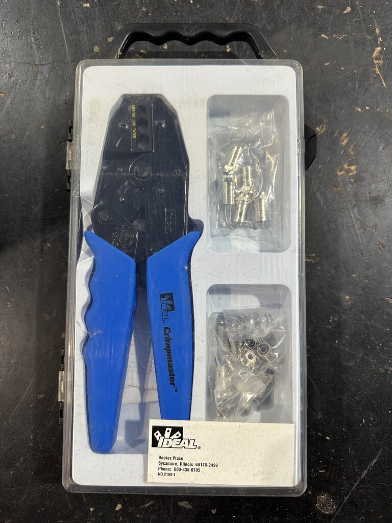F-Type CATV Coaxial Crimp Tool Kit