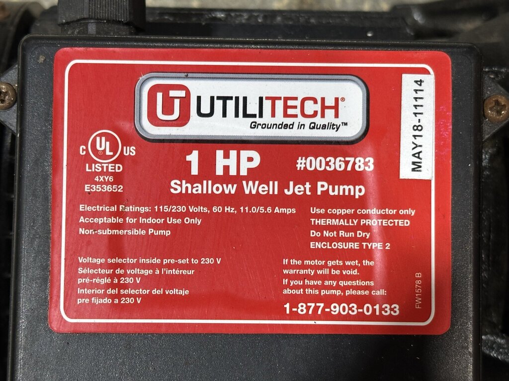 Shallow Well Jet Pump