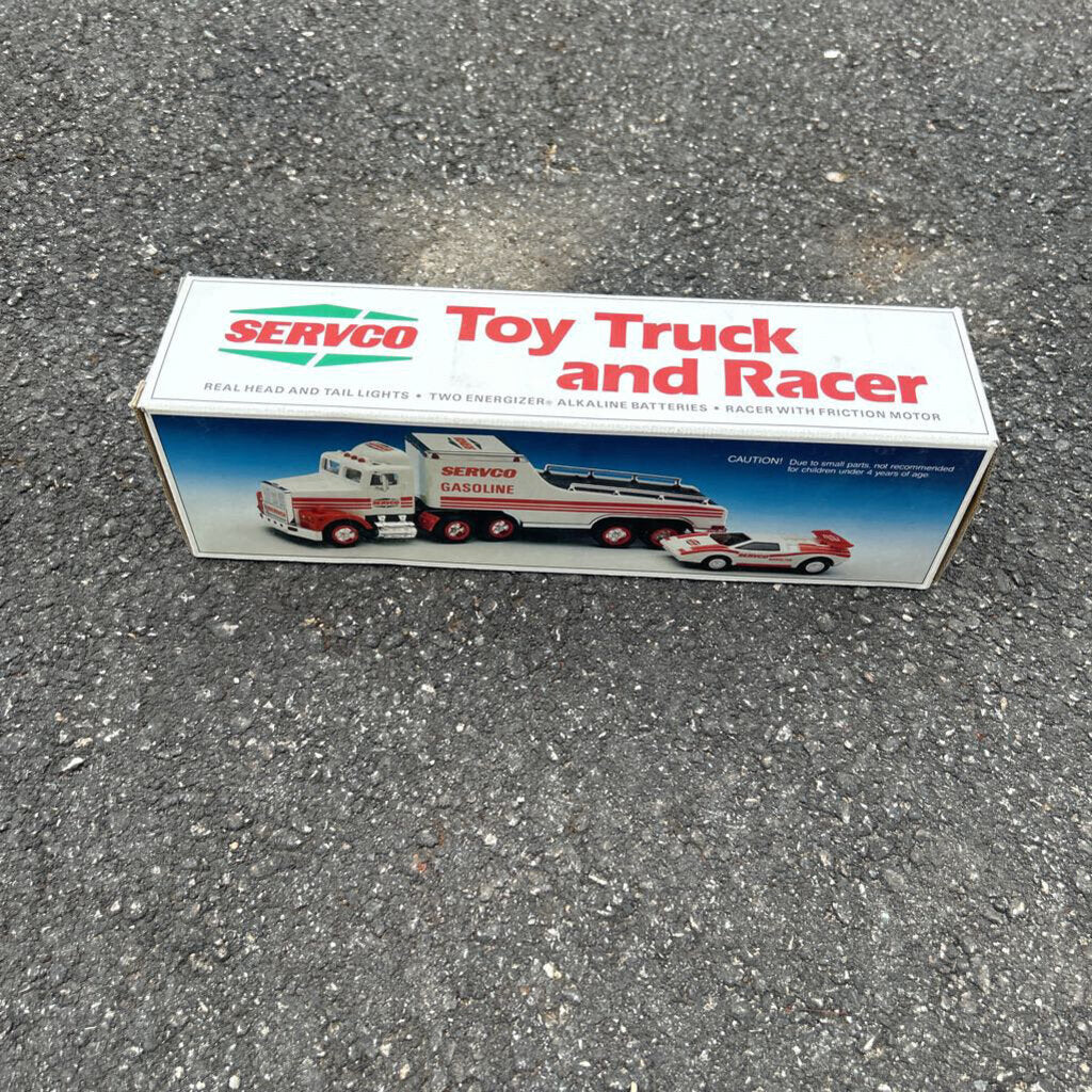 Servco 1992 Toy Truck And Racer