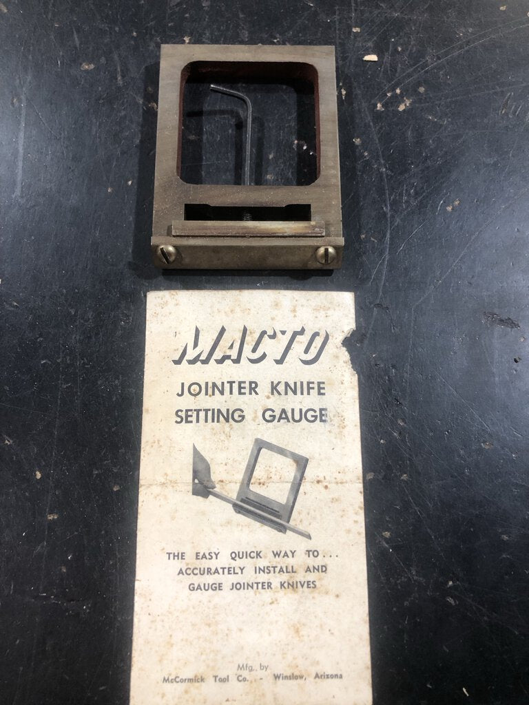 Jointer Knife Setting Gauge