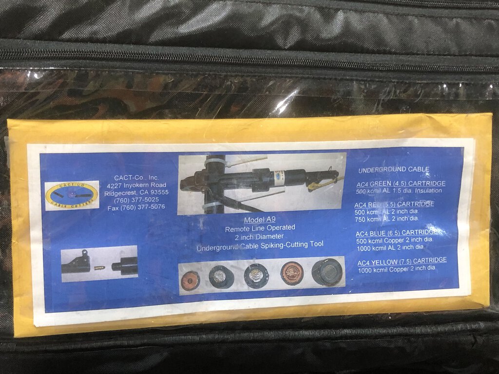 Underground Cable Spiking-Cutting Tool