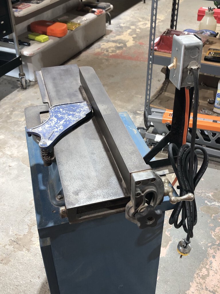 Jointer on Stand