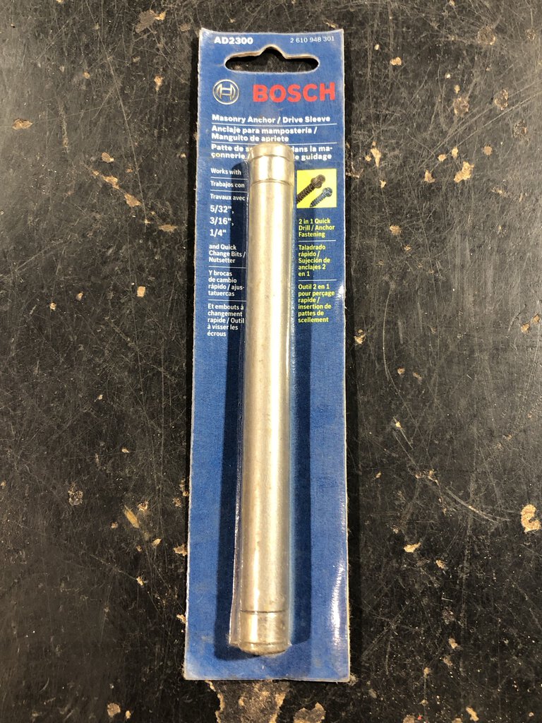 Masonry Anchor / Drill Bit Sleeve