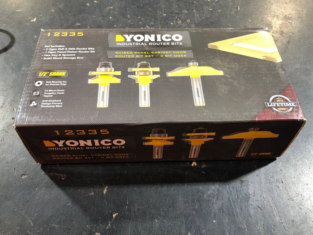 Raised Panel Cabinet Door Ogee Router Bit Set