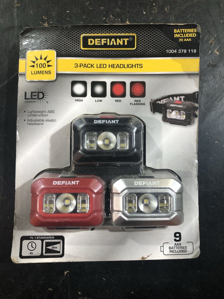 LED Headlight 3-Pack