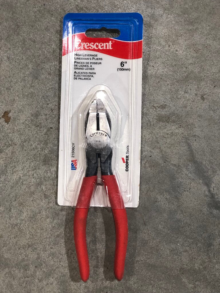 High Leverage Linesman's Pliers