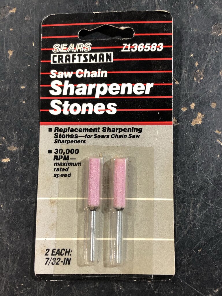 Saw Chain Sharpener Stone 2-Pack