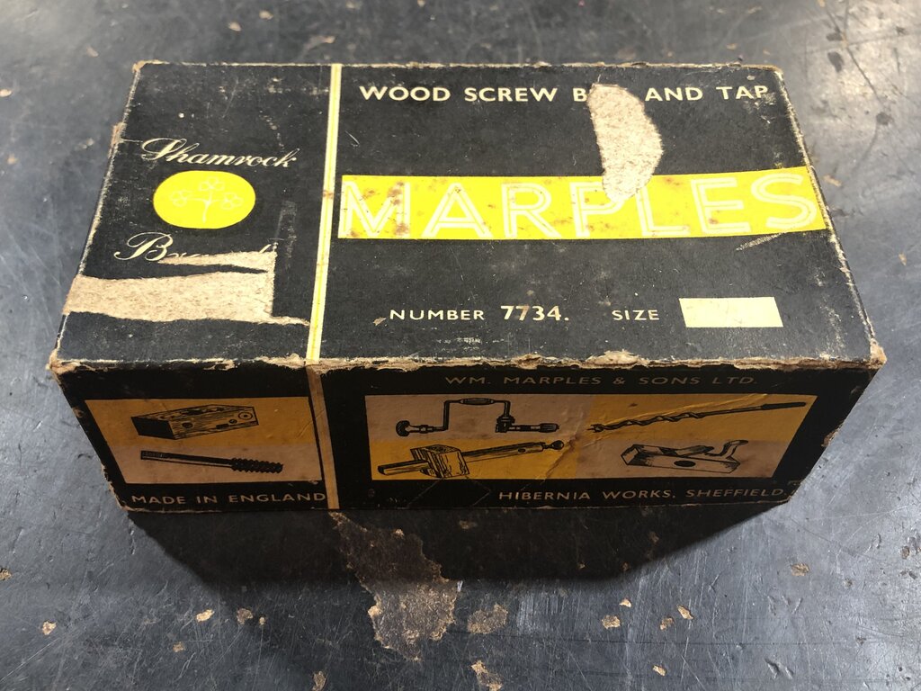 Wood Screw Box and Tap