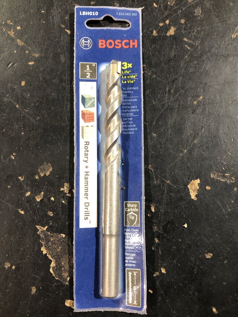 Carbide Tip Masonry Drill Bit