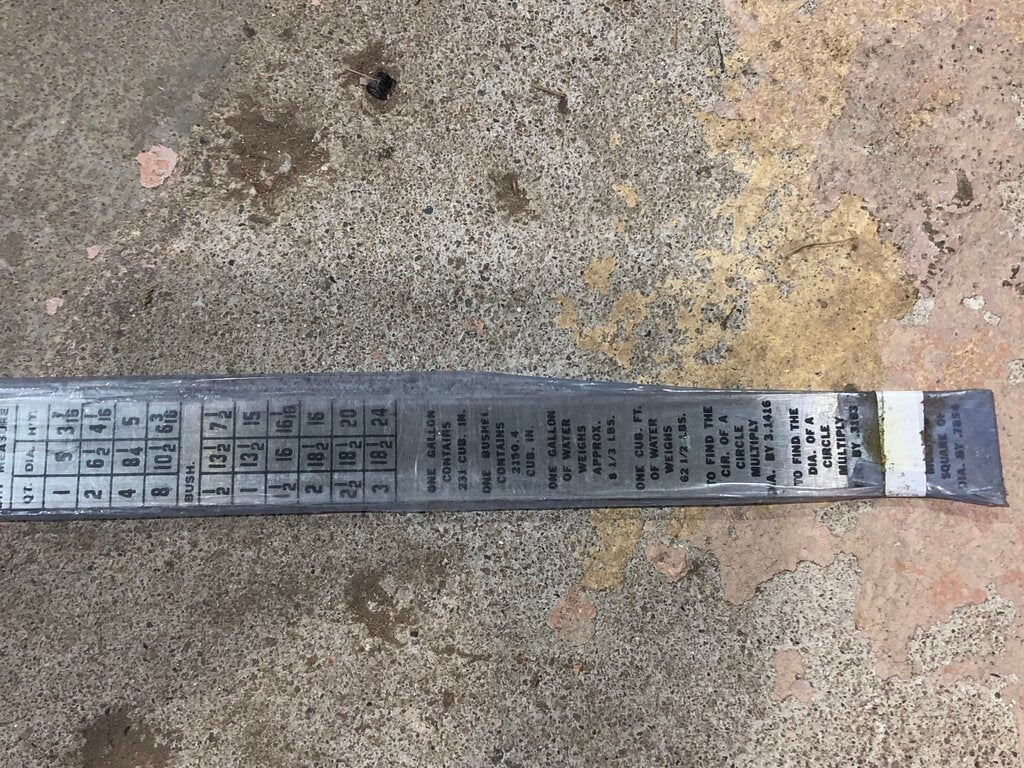 Tinners' Steel Circumference Rule