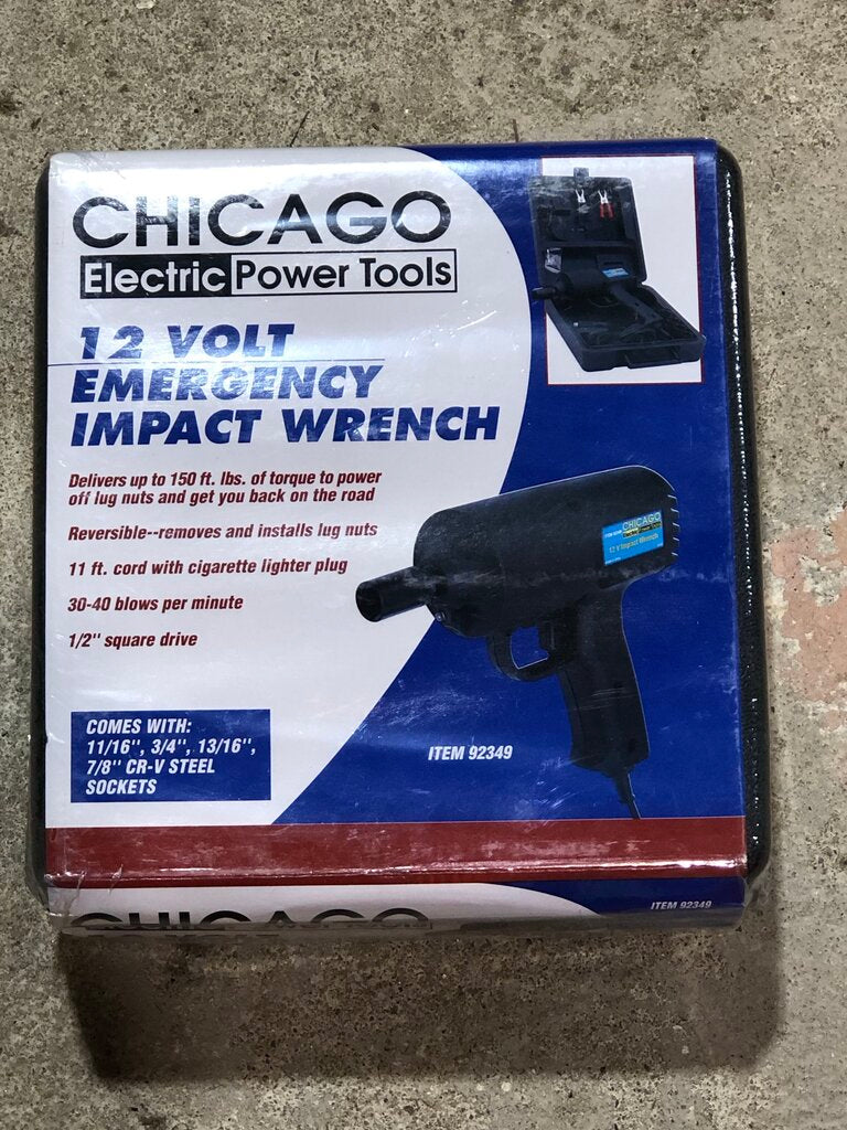 12 Volt Emergency Impact Wrench
