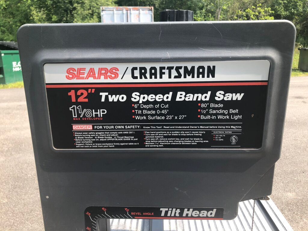 Tilt-Head Band Saw