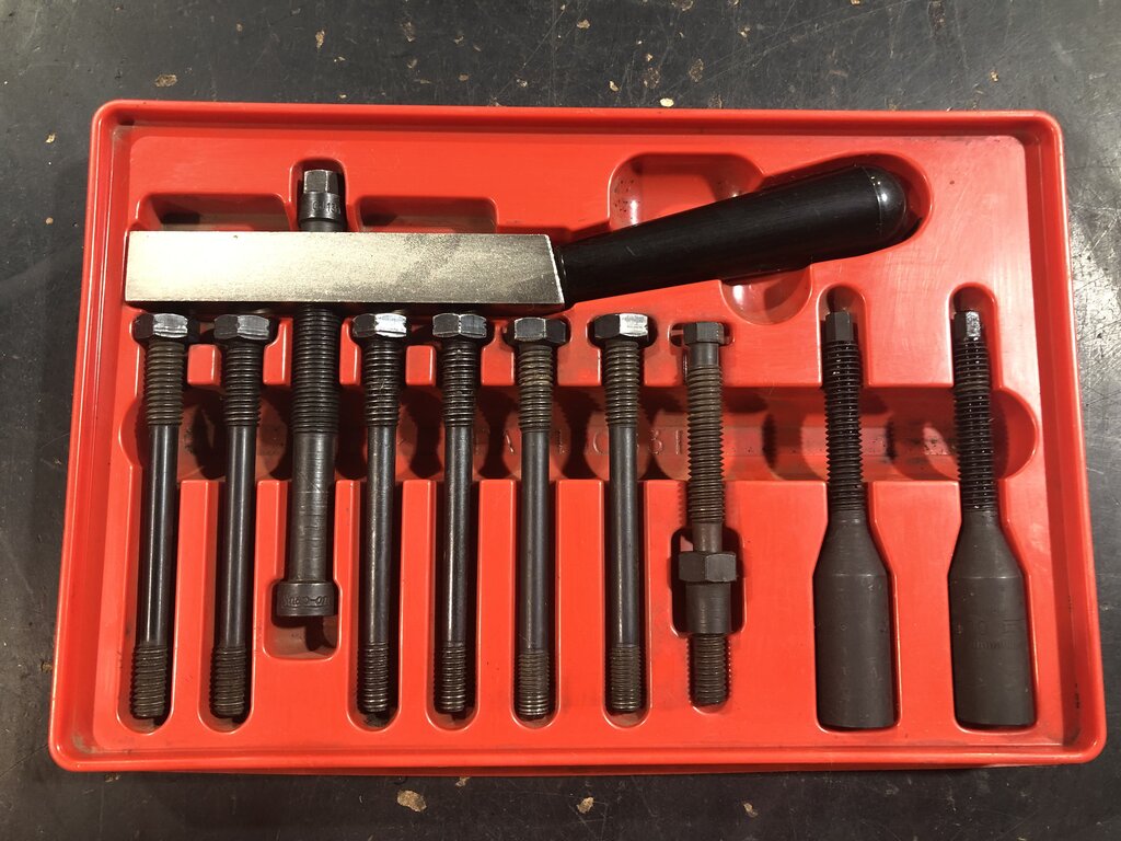Steering Wheel Puller and Lock Plate Depressor Set