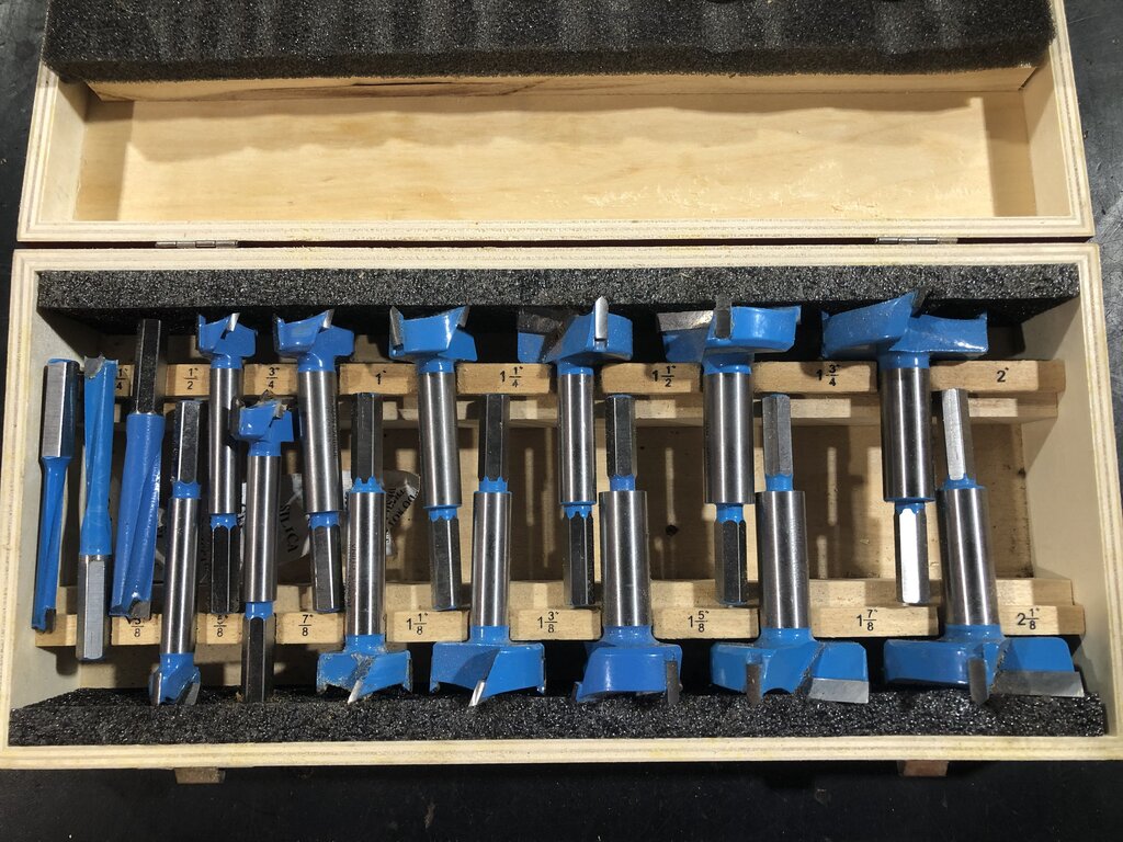 Carbide Forstner Bit Set