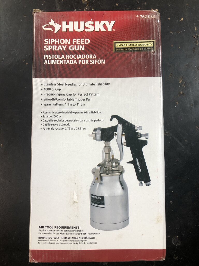 Siphon Feed Spray Gun
