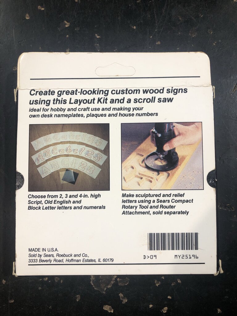 Wood Sign Layout Kit