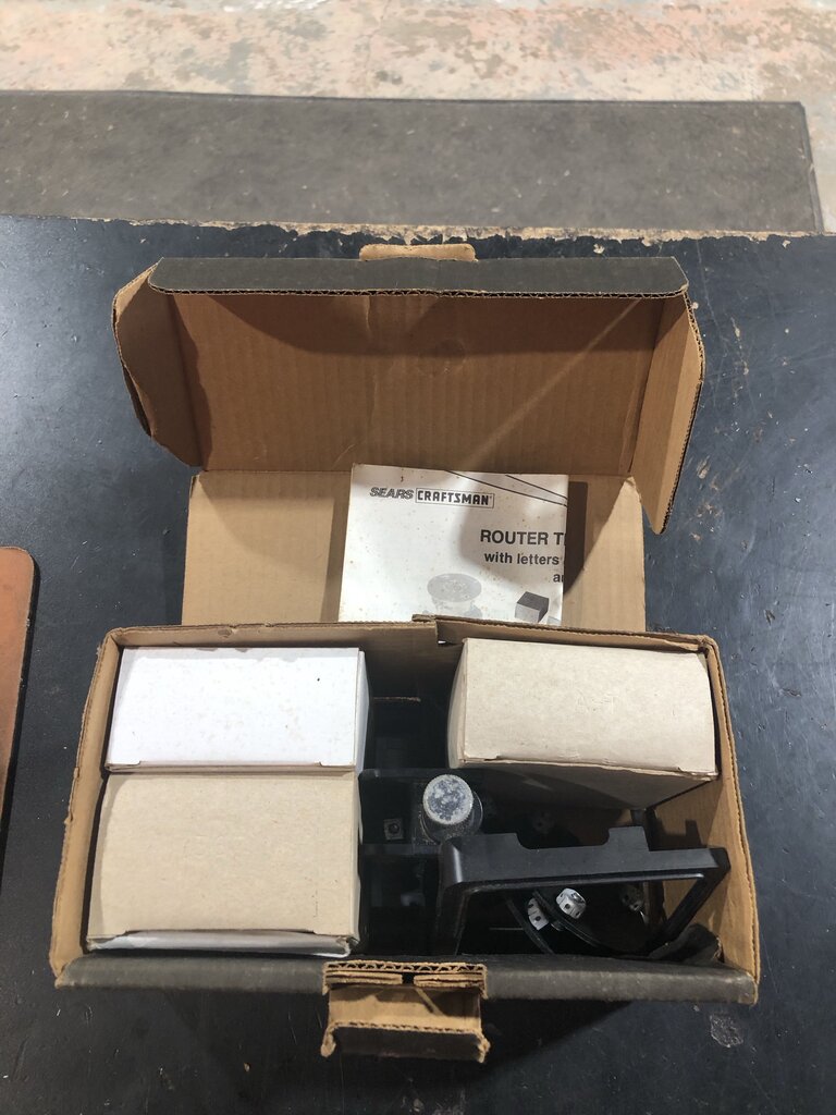 Router Lettering Template Set