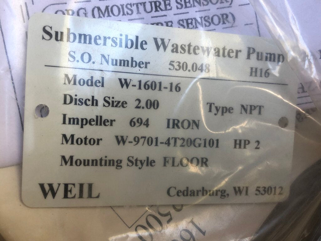 Submersible Wastewater Pump