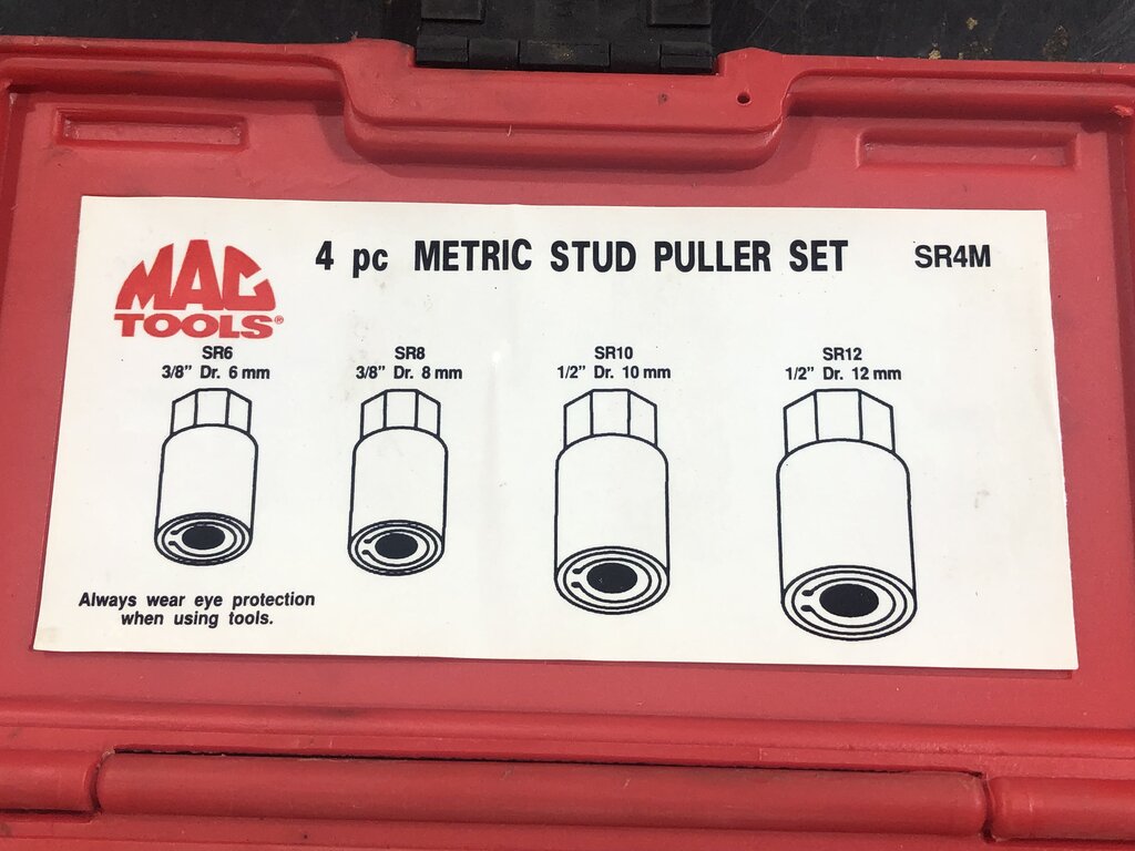 Metric Stud Puller Set
