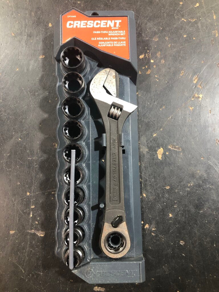 Pass-Thru Adjustable Wrench Set