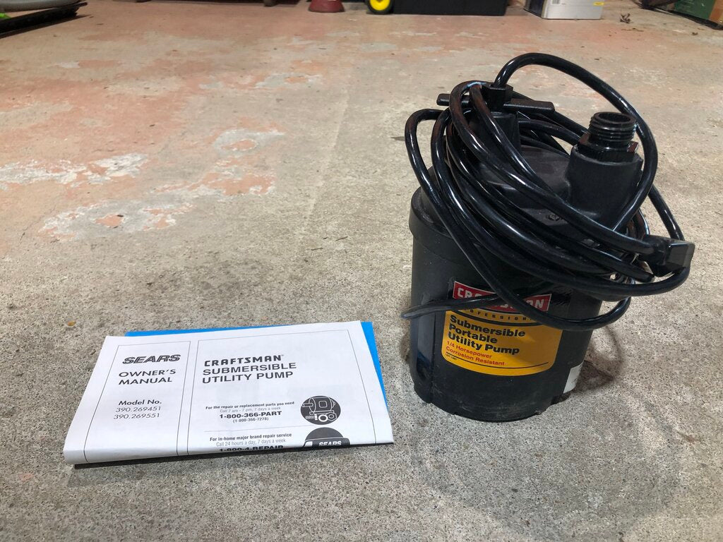 Submersible Portable Utility Pump