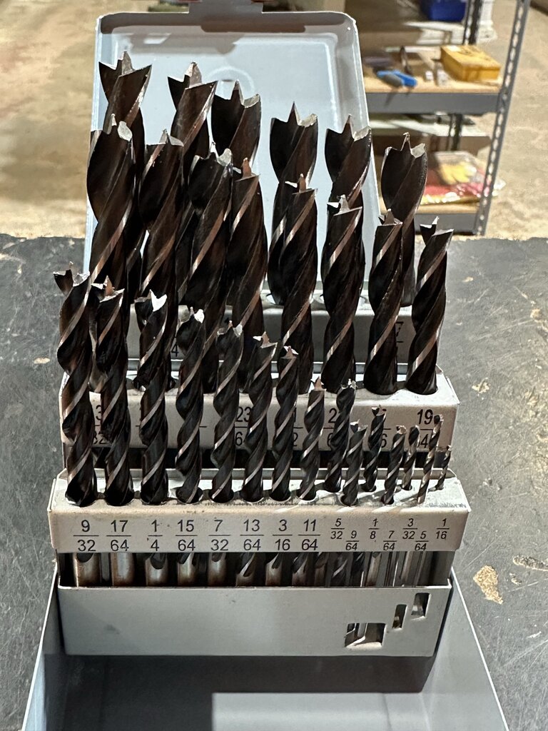 Brad Point Drill Bit Set