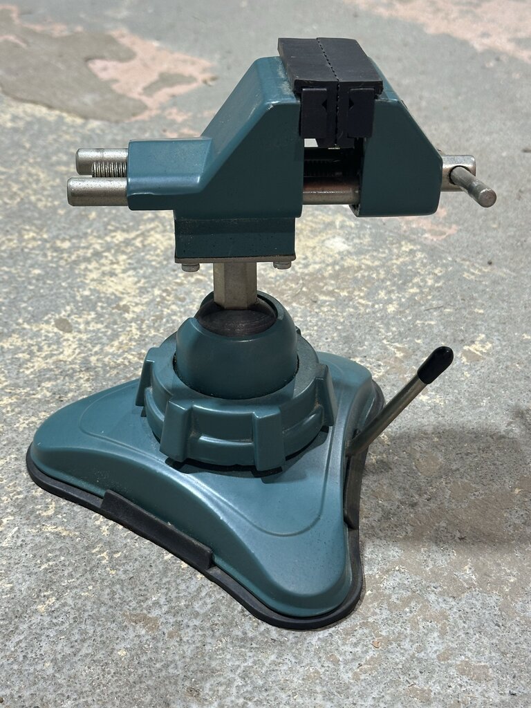 Suction Mounted Swivel Vise