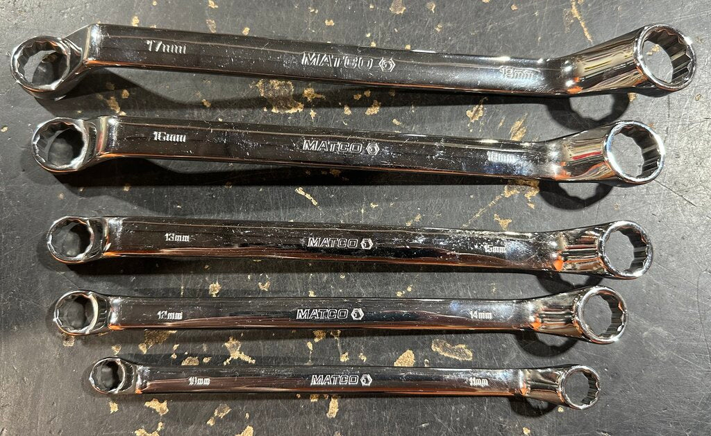 75° Offset Double Box Wrench Set