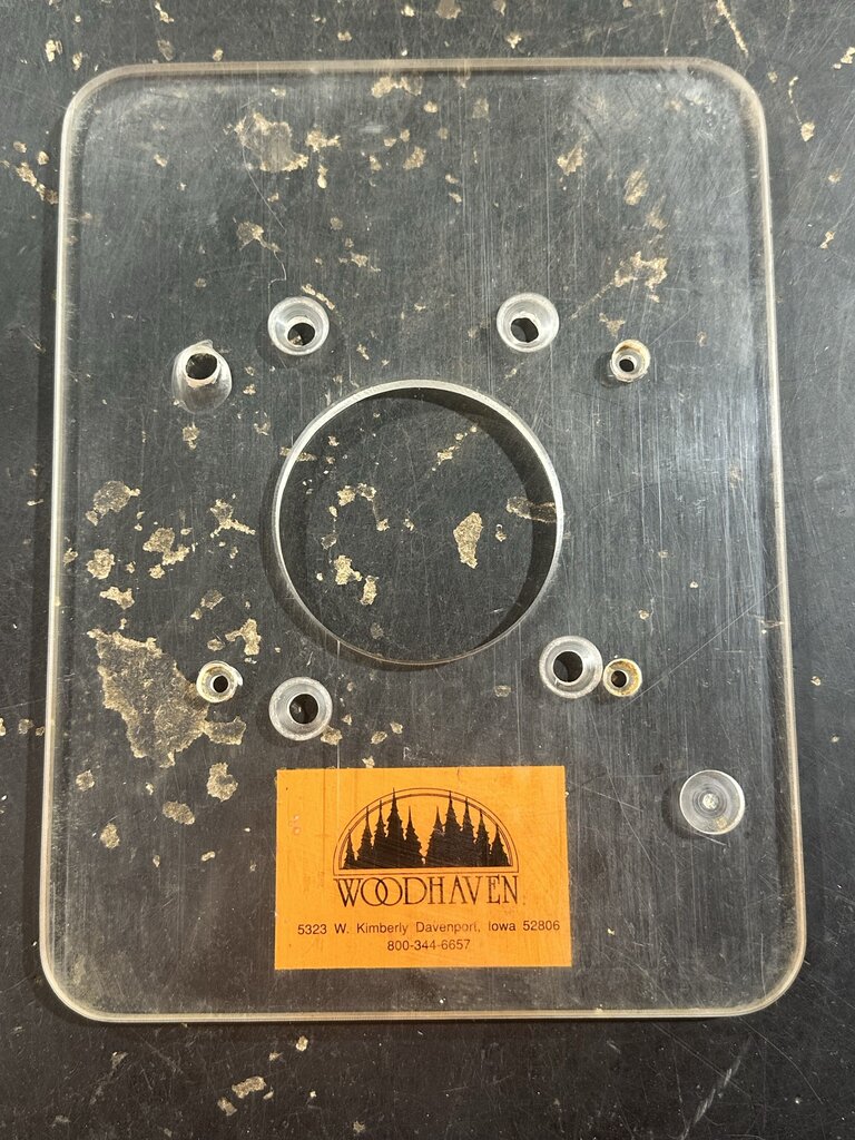 Router Table Plate Insert