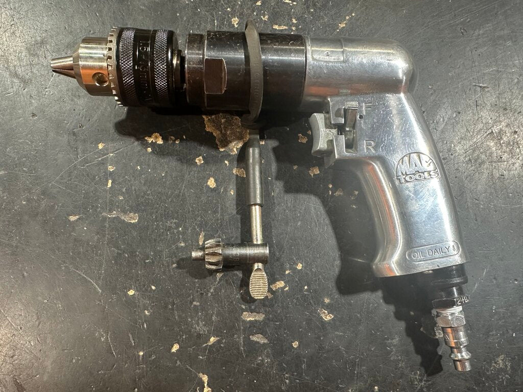 Reversible Aluminum Keyed-Chuck Air Drill
