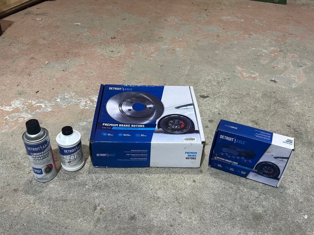 Rear Disc Rotors and Ceramic Brake Pads Kit