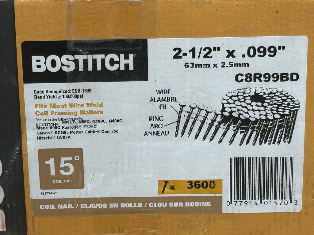 Coil Framing Nails Case