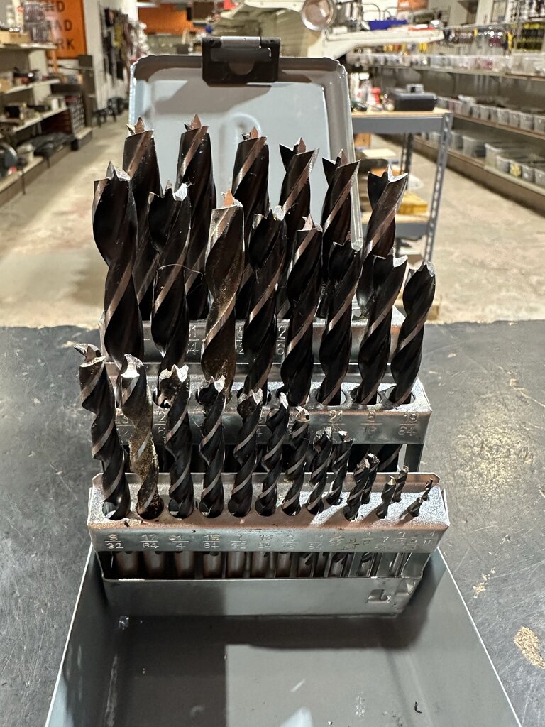 Brad Point Wood Drill Bit Set