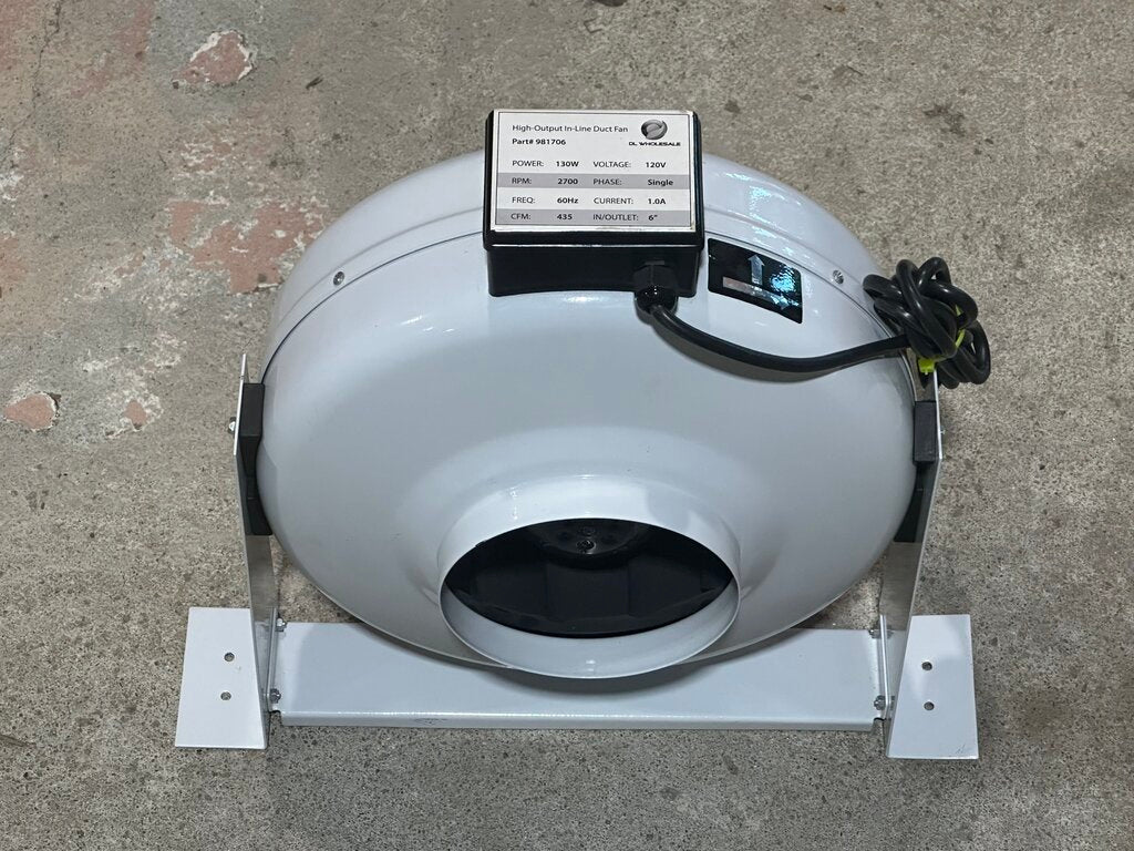 Hi-Output In-Line Duct Fan