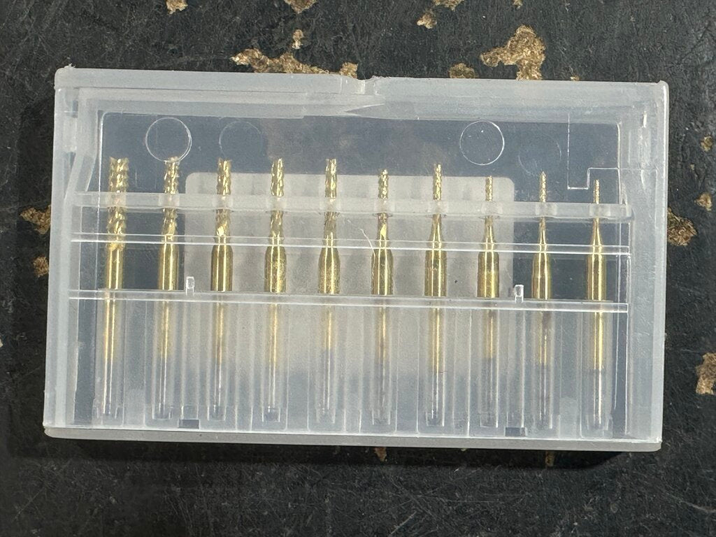Titanium-Coated Micro Drill Bit Set