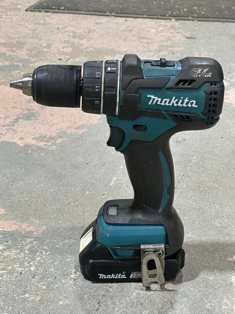 Cordless 1/2" Hammer Driver‑Drill with Battery