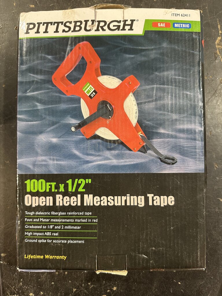 Open Reel Measuring Tape