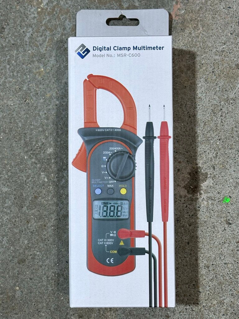 Digital Clamp Multimeter Amp & Voltage Tester