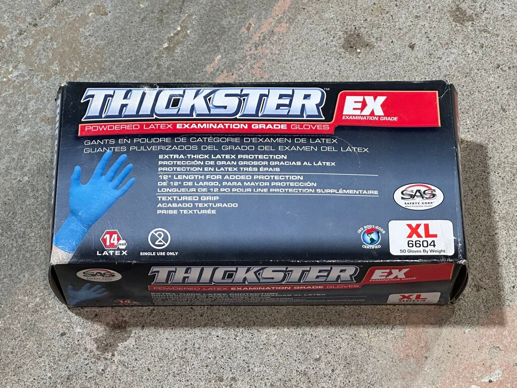 Powdered Latex Gloves 50-Pack