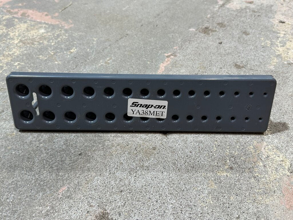 2-Row Socket Holder with Posts (Gray)