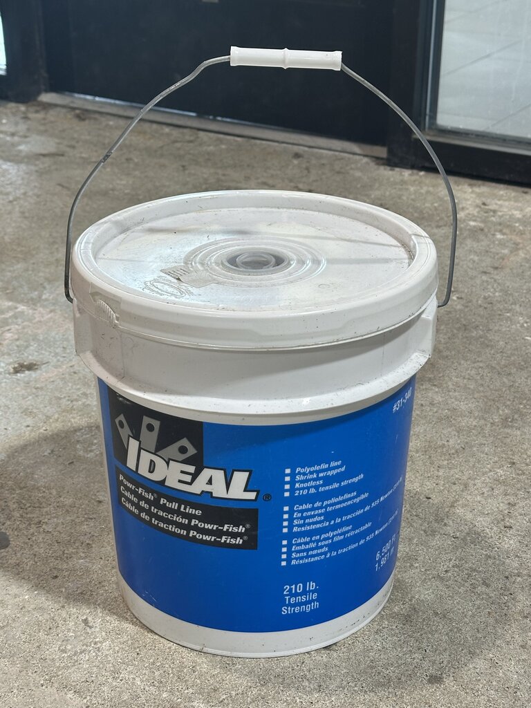 Powr-Fish Pull Line In A Bucket