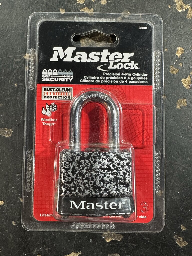 Rust-Oleum® Certified Laminated Steel Pin Tumbler Padlock