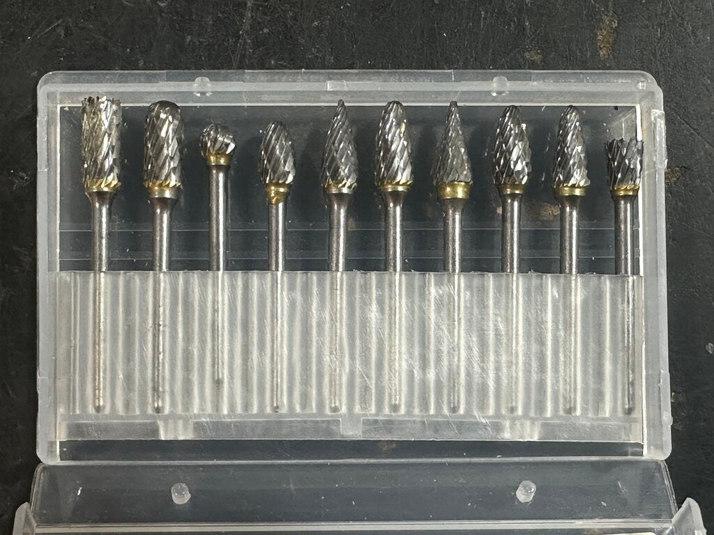 Double-Cut Carbide Rotary Burr Set