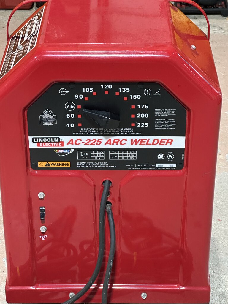 Heavy-Duty Arc/Stick Welder With Welding Helmet